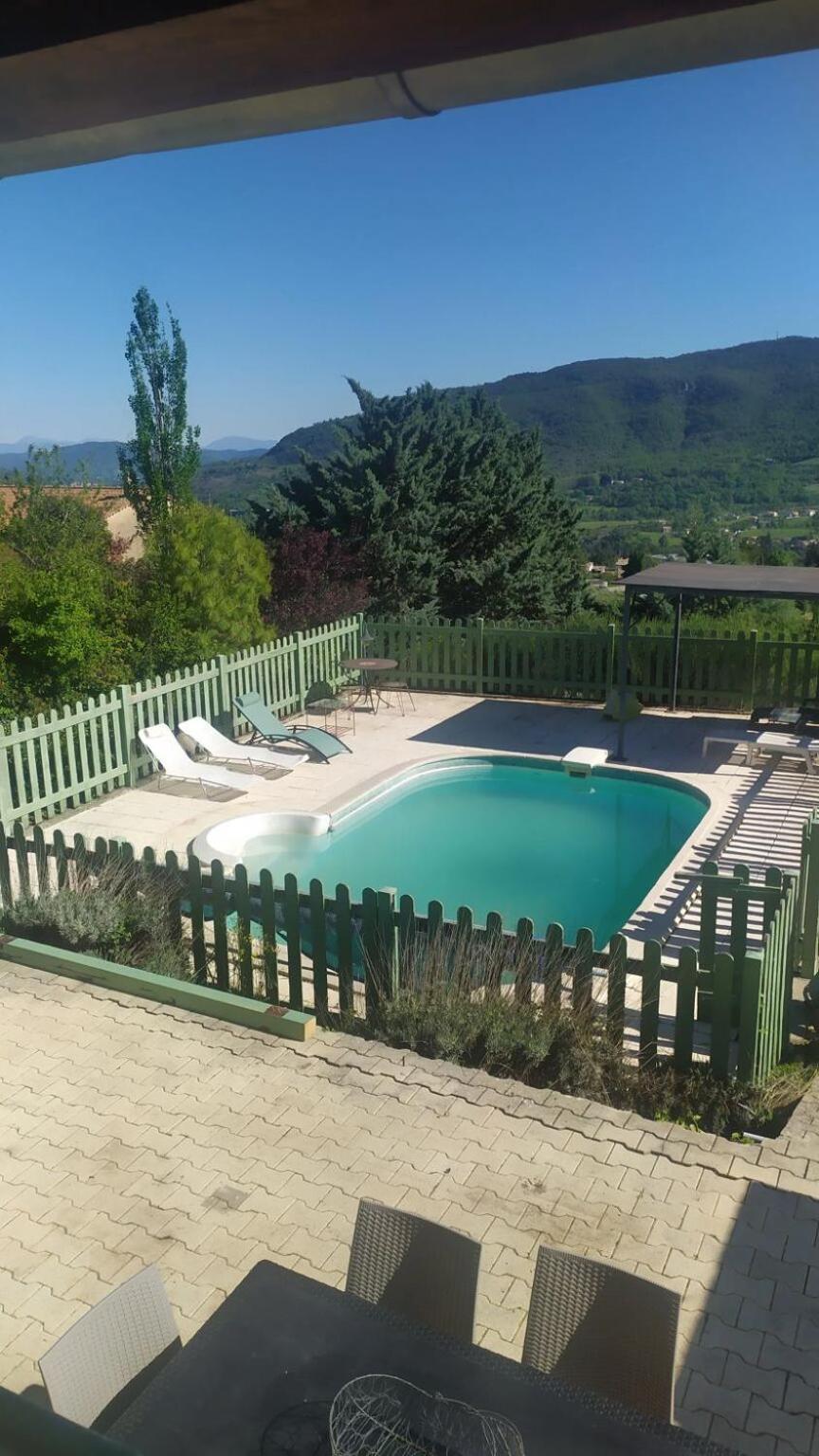 Maison Paisible A Veyras Avec Piscine Privee Et Vue Montagne Exterior photo