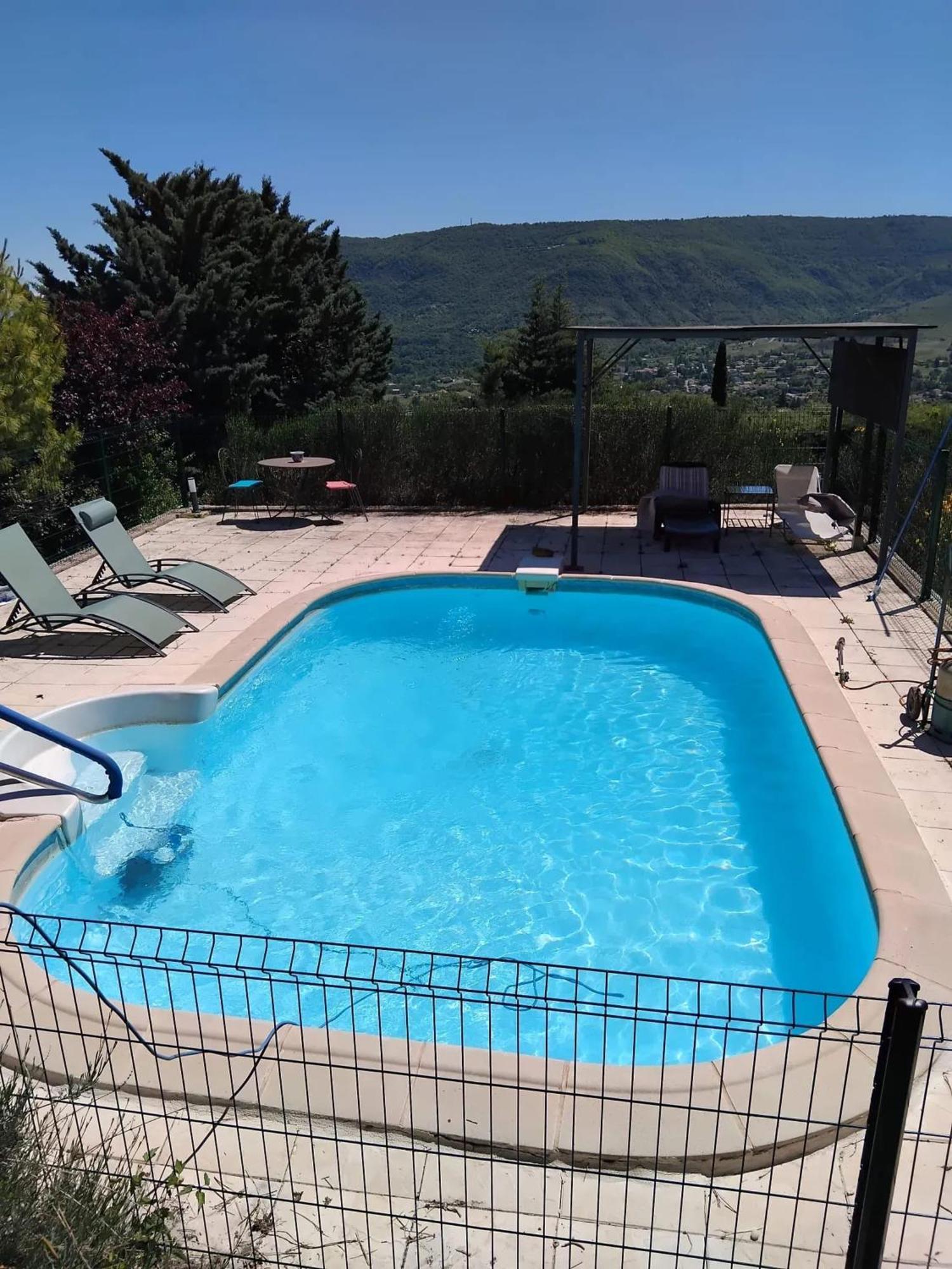Maison Paisible A Veyras Avec Piscine Privee Et Vue Montagne Exterior photo