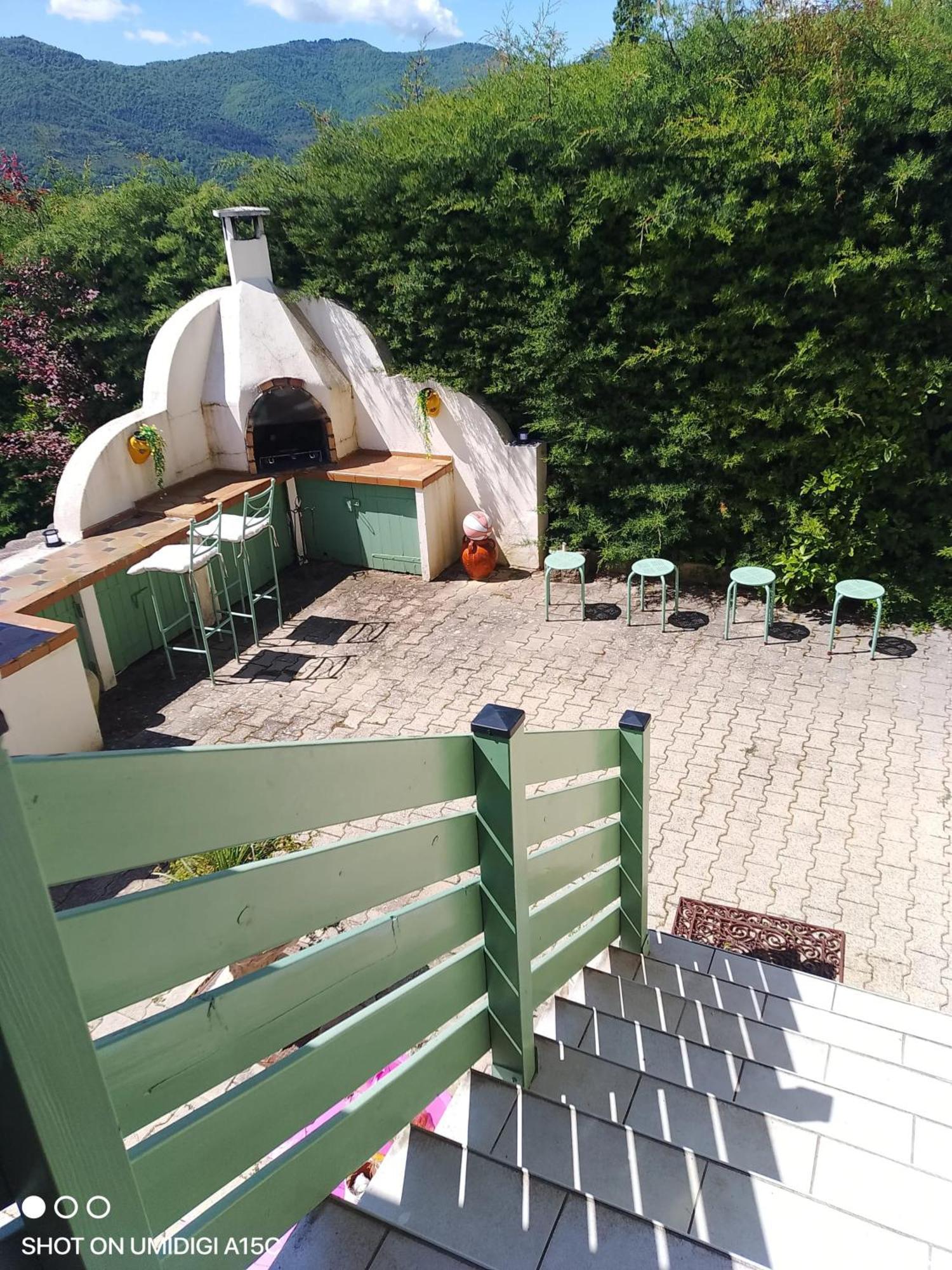 Maison Paisible A Veyras Avec Piscine Privee Et Vue Montagne Exterior photo